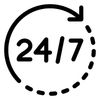 24/7 CUSTOMER SERVICE
